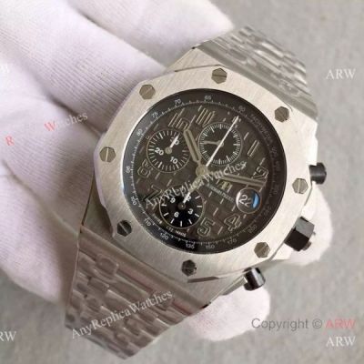  Audemars Piguet Royal Oak Offshore Watch Gray Arabic Dial